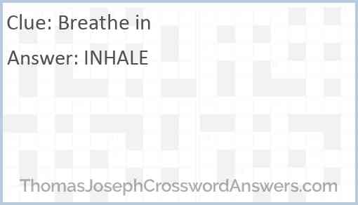 Breathe in Answer