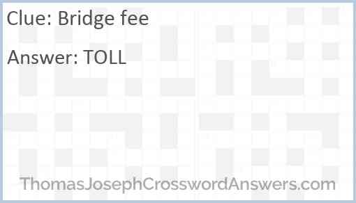 Bridge fee Answer
