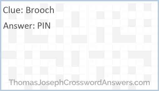 Brooch Answer