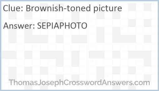 Brownish-toned picture Answer