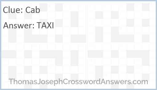 Cab Answer