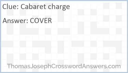 Cabaret charge Answer
