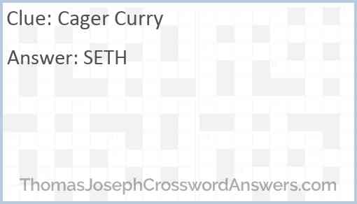 Cager Curry Answer