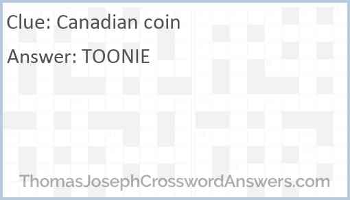 Canadian coin Answer