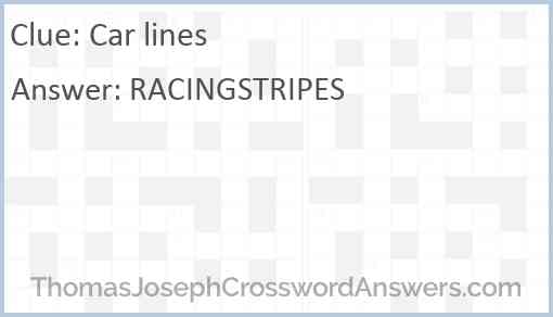 Car lines Answer