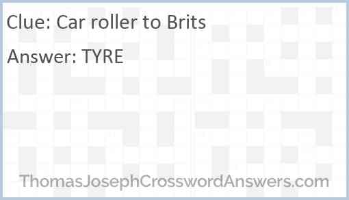 Car roller to Brits Answer