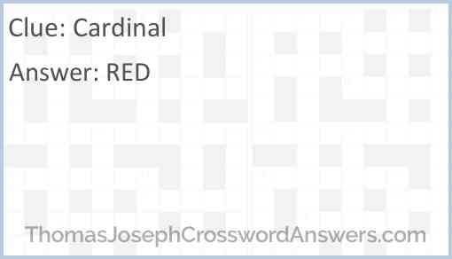 Cardinal Answer