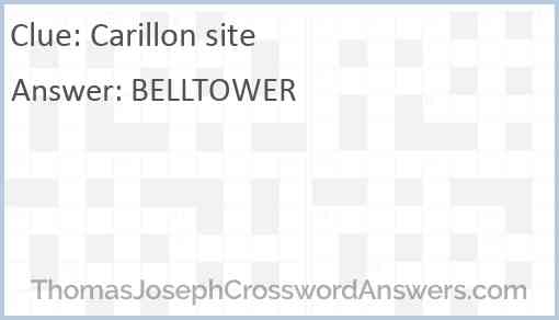 Carillon site Answer