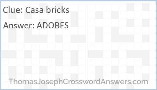 Casa bricks Answer