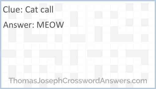 Cat call Answer