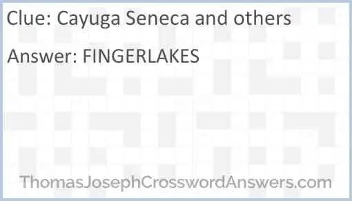 Cayuga Seneca and others Answer