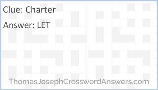 Charter Answer