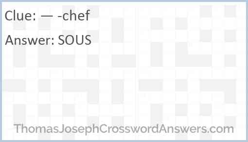 — -chef Answer