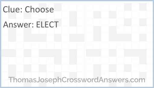 Choose Answer