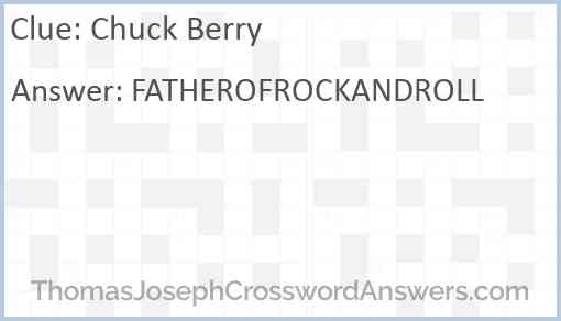 Chuck Berry Answer