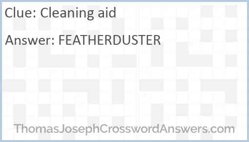 Cleaning aid Answer