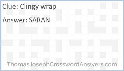 Clingy wrap Answer