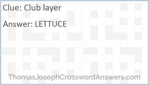 Club layer Answer