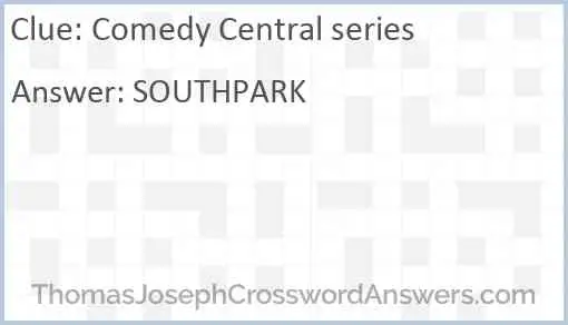 Comedy Central series Answer