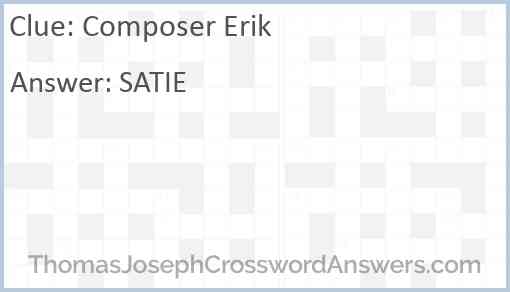 Composer Erik Answer
