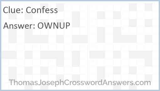 Confess Answer