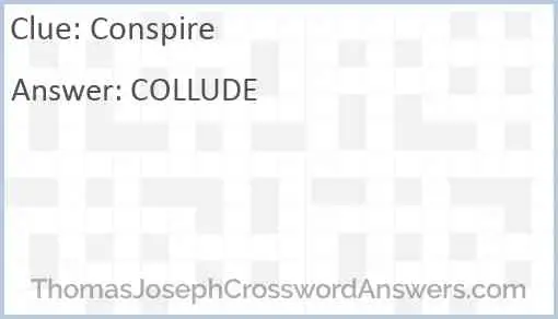 Conspire Answer