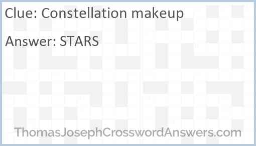 Constellation makeup Answer
