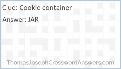 Cookie container Answer