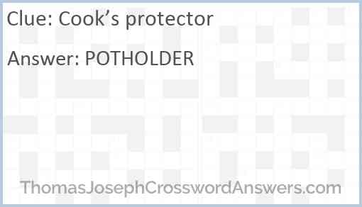 Cook’s protector Answer