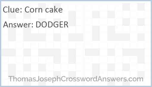 Corn cake Answer