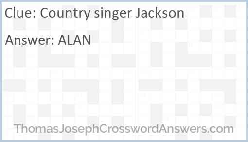 Country singer Jackson Answer