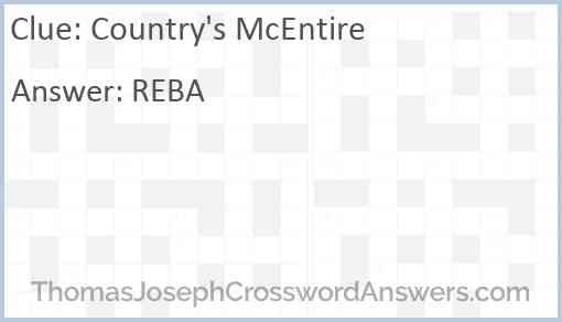 Country's McEntire Answer
