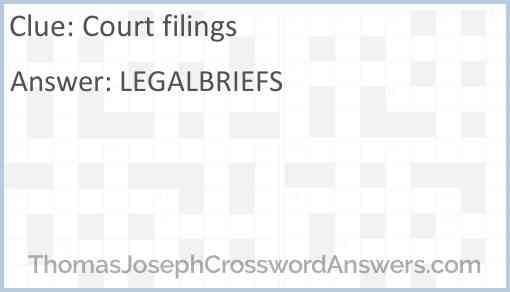 Court filings Answer