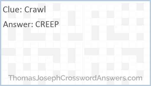 Crawl Answer