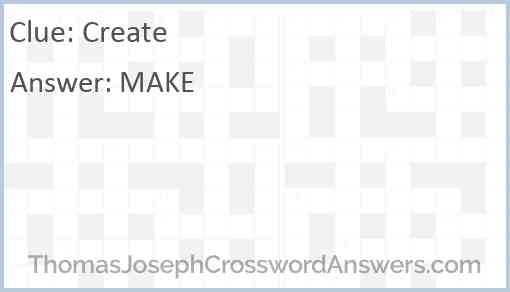 Create Answer