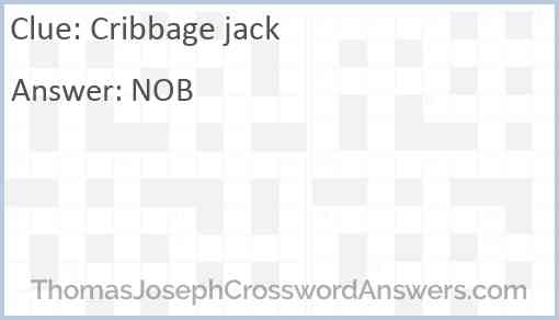 Cribbage jack Answer