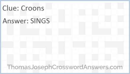 Croons Answer