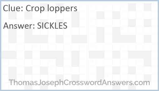 Crop loppers Answer