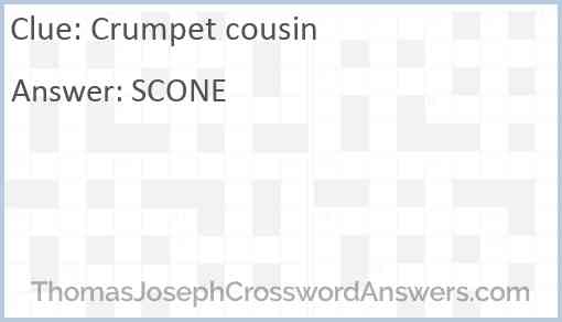 Crumpet cousin Answer
