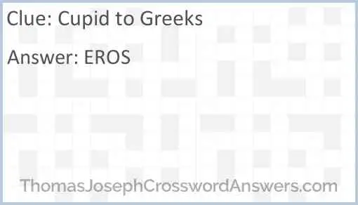 Cupid to Greeks Answer