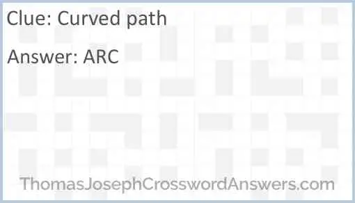 Curved path Answer