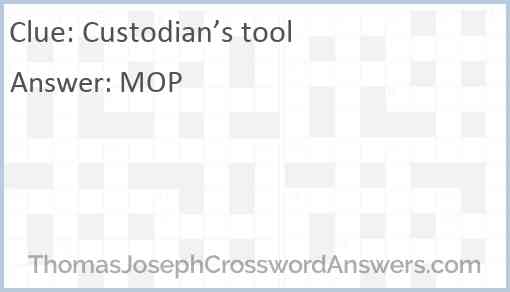 Custodian’s tool Answer