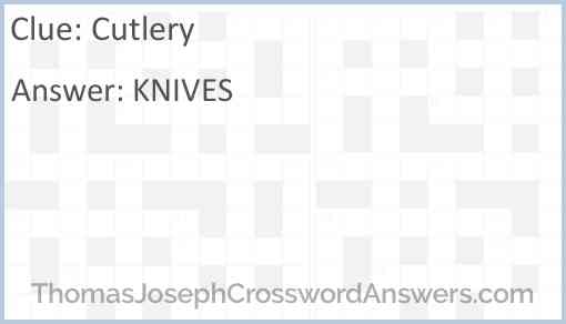 Cutlery Answer