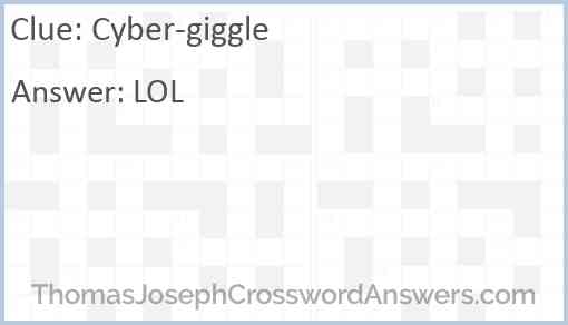 Cyber-giggle Answer