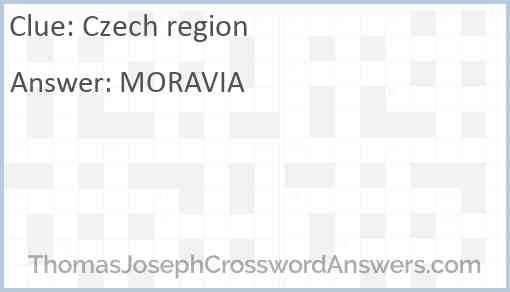 Czech region Answer