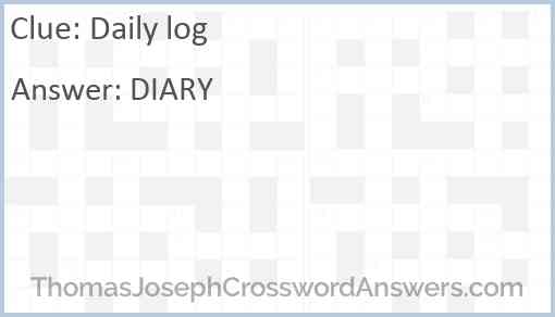 Daily log Answer