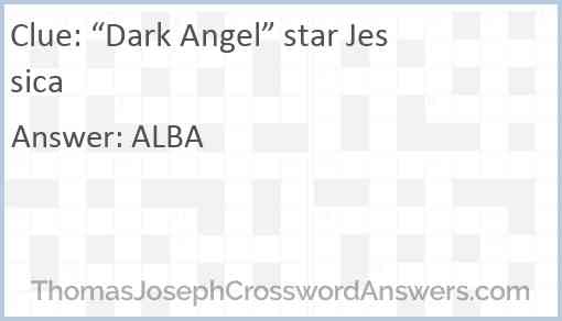 “Dark Angel” star Jessica Answer