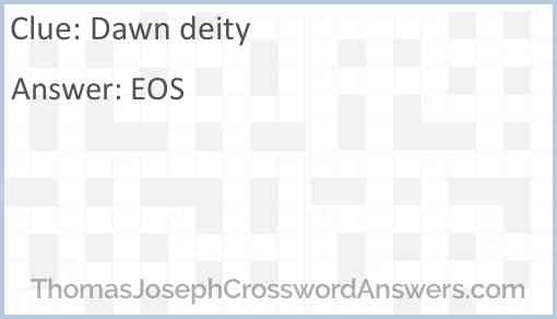 Dawn deity Answer