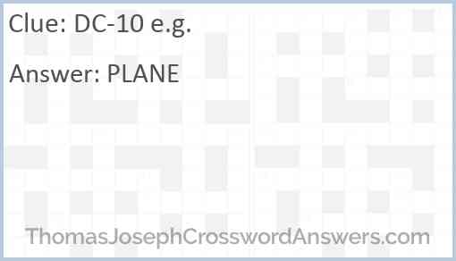 DC-10 e.g. Answer