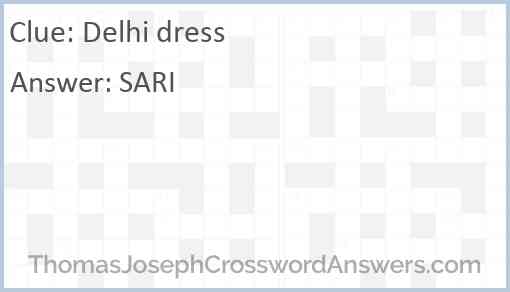 Delhi dress Answer